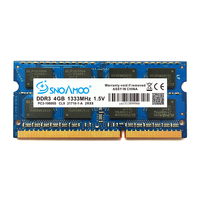 SNOAMOO DDR3 4GB 1333/1600 MHz pamięci Ram pamięć do notebooka SO-DIMM PC3-10600S 204 Pin 1.5V 2Rx8 SO-DIMM pamięci komputera gwarancji 4